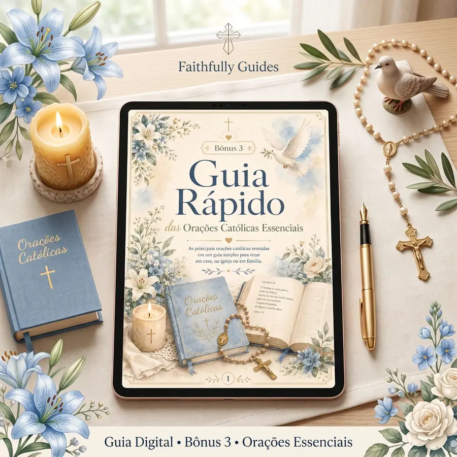 Guia rápido das orações católicas essenciais