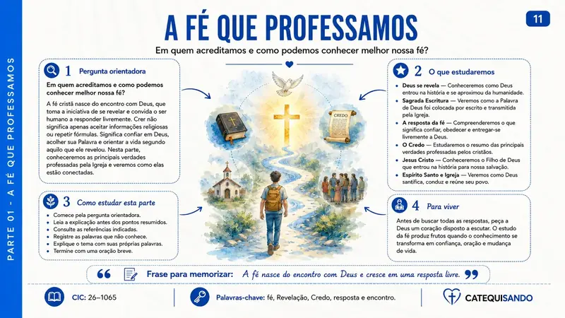 Parte 01 — A fé que professamos